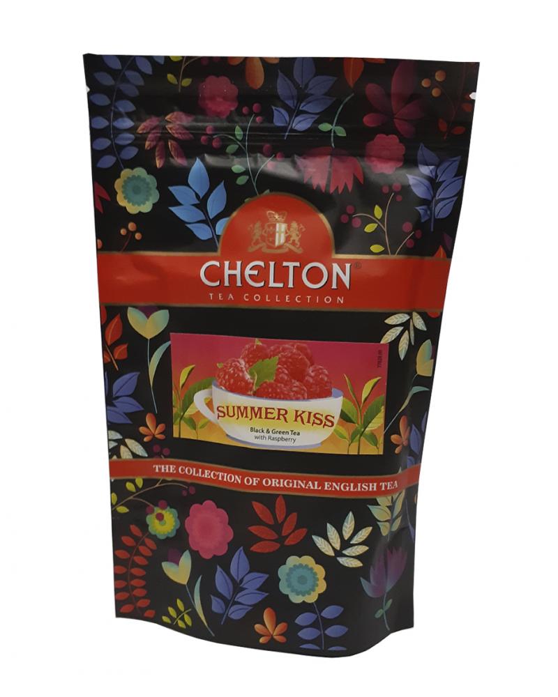 Чай черный с зеленым с ароматом малины Chelton Summer Kiss 90 г (52952)