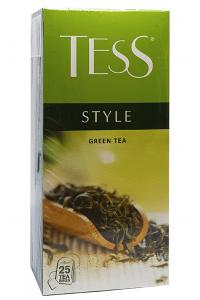 Чай Tess Style китайский зелений в пакетиках 25 шт х 2 г (725)