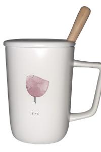 Кружка c крышкой и ложкой Great Coffee  Африкаанс 350 мл  (54368)