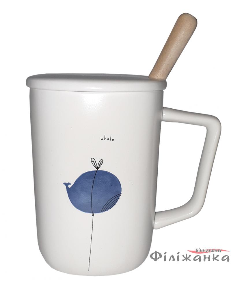 Кружка c крышкой и ложкой Great Coffee  Африкаанс 350 мл  (54369)