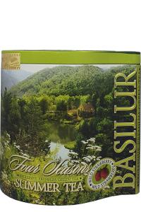 Чай Basilur зелений цейлонський Four Seasons Літній 100 г ж/б (55196)