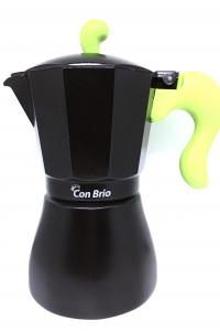 Гейзерная кофеварка Con Brio на 6 чашек (зеленая) (53112)