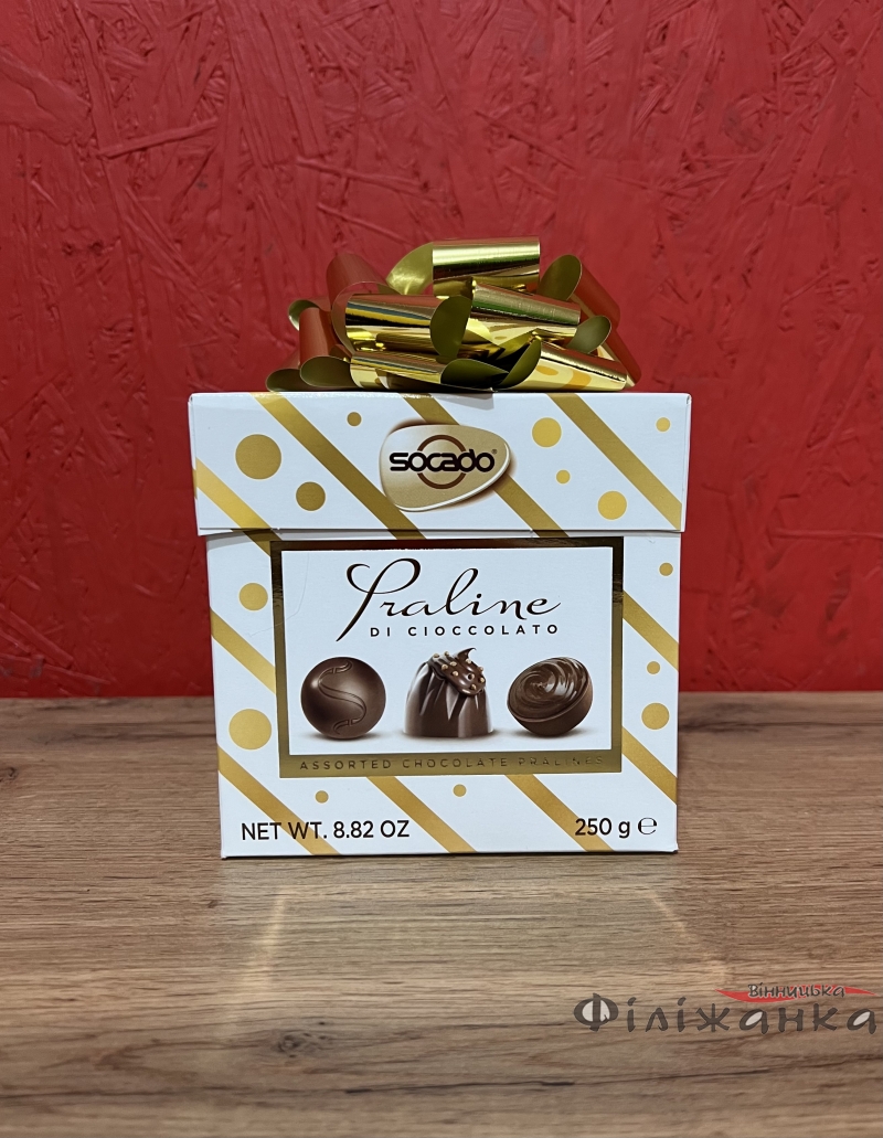 Конфеты Socado Chocobox Luxury ассорти пралине 250г (57886)