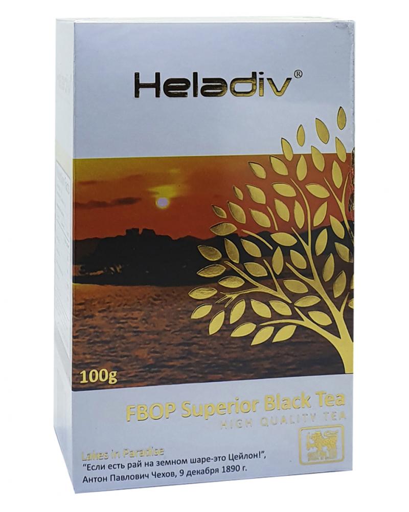 Чай черный среднелистовой с типсами Heladiv FBOP Superior 100 г (1612)