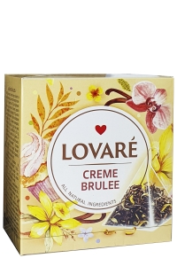Чай Lovare Creme Brulee черный в пирамидках 15 шт х 2 г (54717)