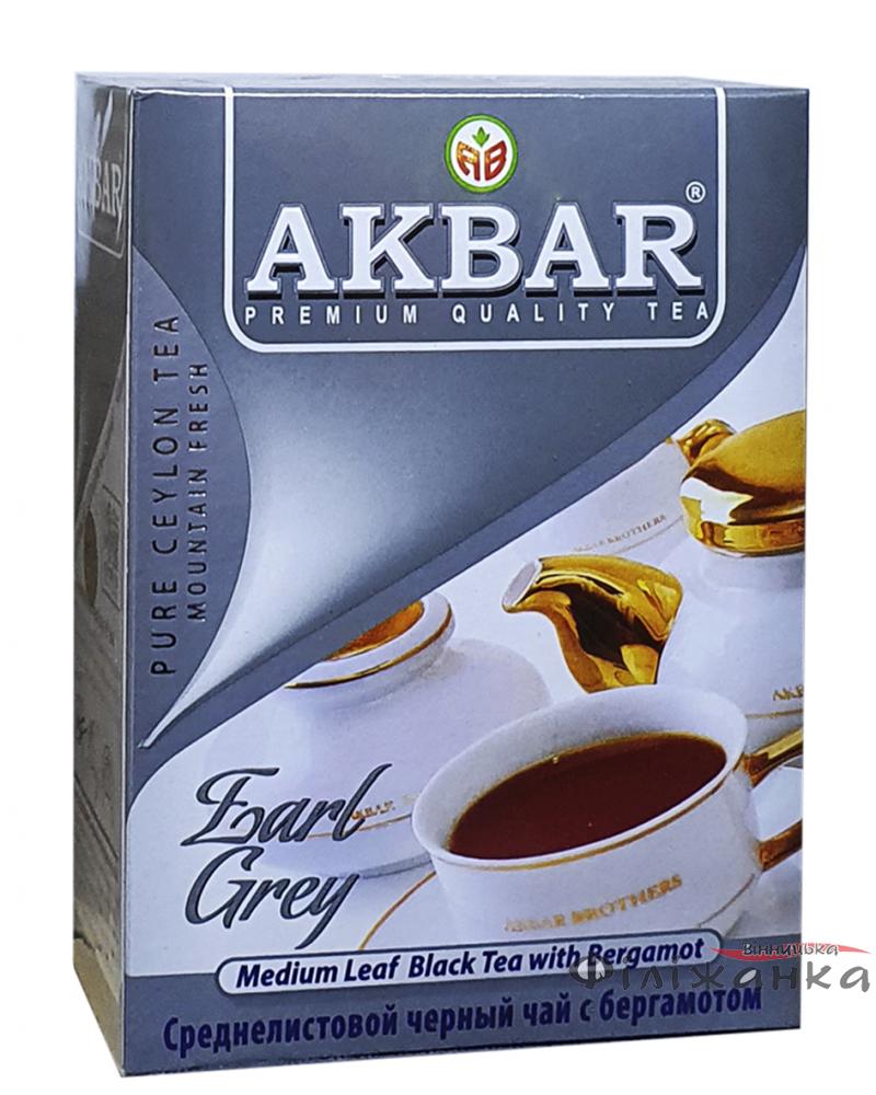 Чай Akbar Earl Grey черний 100 г (958)