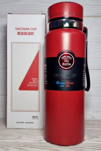 Термос БК красный 1000 мл (58696)