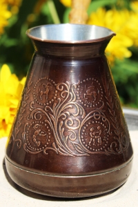 Турка медная  Great Coffee Зодиаки 500 мл  (1352)