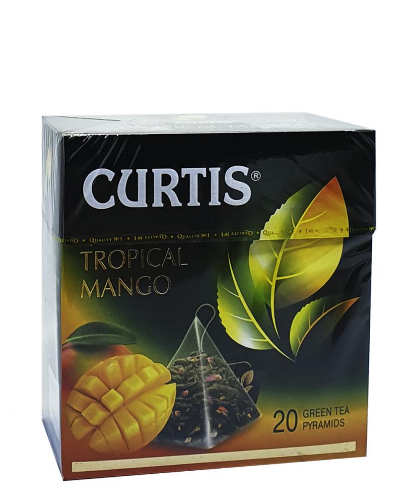 Чай Curtis Tropical Mango зелений зі смаком манго 20 шт х 1,7 г (52391)
