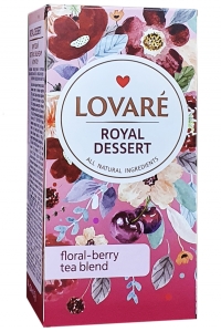 Чай Lovare Королівський десерт в пакетиках  24 шт х 1,5 г (52167)