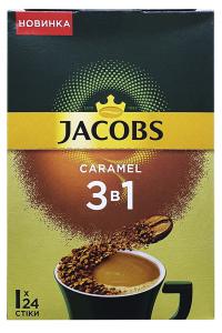 Кава Jacobs Caramel 3в1 в стіках 24 х 15 г (53919)