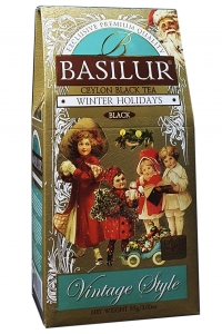 Чай Basilur черный цейлонский Зимние каникулы 85 г (56407)