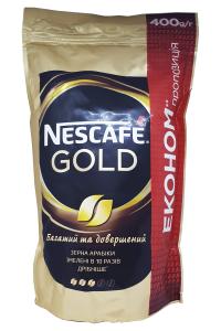 Кава Nescafe Gold розчинна з додаванням меленої 400 г (54142)