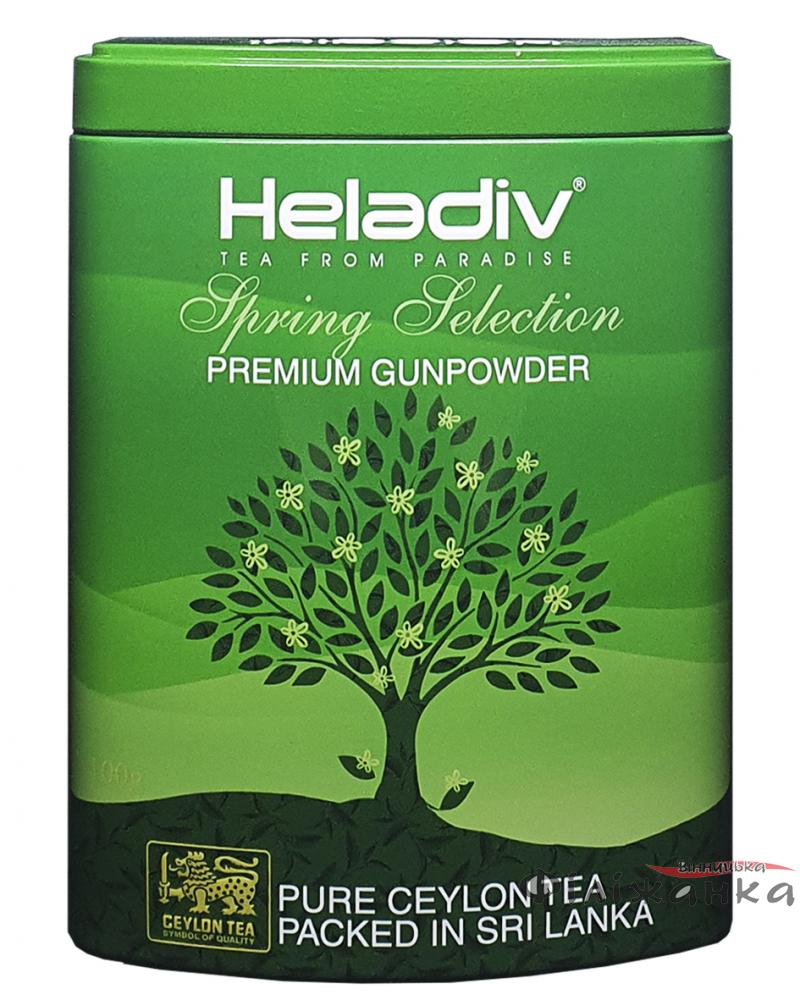 Чай зелений Heladiv Spring Selection Premium Gunpowder ж/б 100 г (55199)