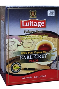 Чай Luitage Earl Grey Pekoe черный с бергамотом 100 г (52455)