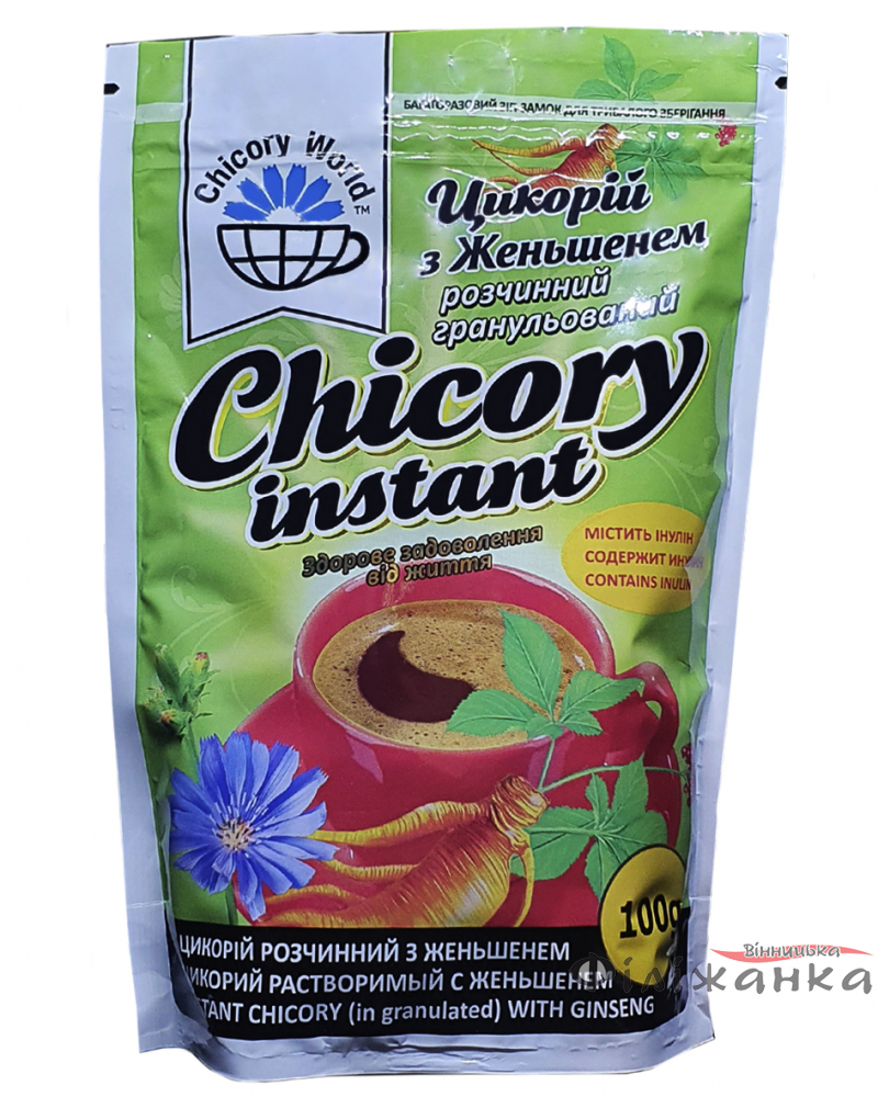 Цикорий Chicory World с женьшенем растворимый 100 г (53856)