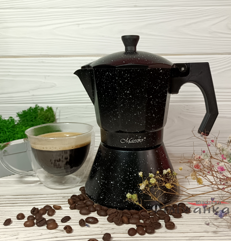 Гейзерная кофеварка Maestro 300 мл Espresso Mocha 6 чашек (58253)