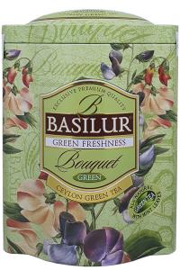 Чай Basilur зеленый Букет Зеленая свежесть 100 г ж/б (55120)