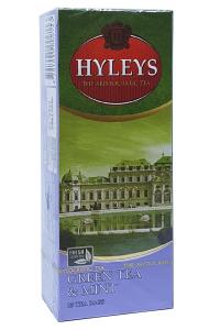 Чай Hyleys Зеленый чай с мятой в пакетиках 25 шт х 1,5 г (659)