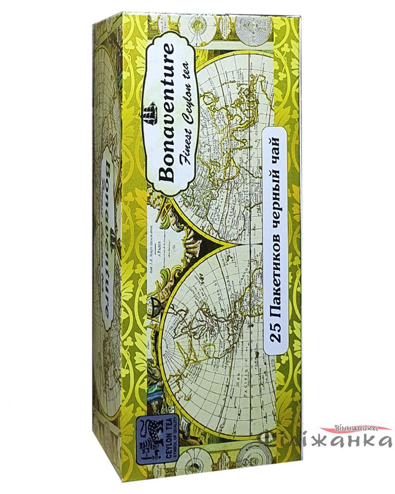 Чай Bonaventure Finest Ceylon tea чорний в пакетиках 25 шт х 2 г (1758)