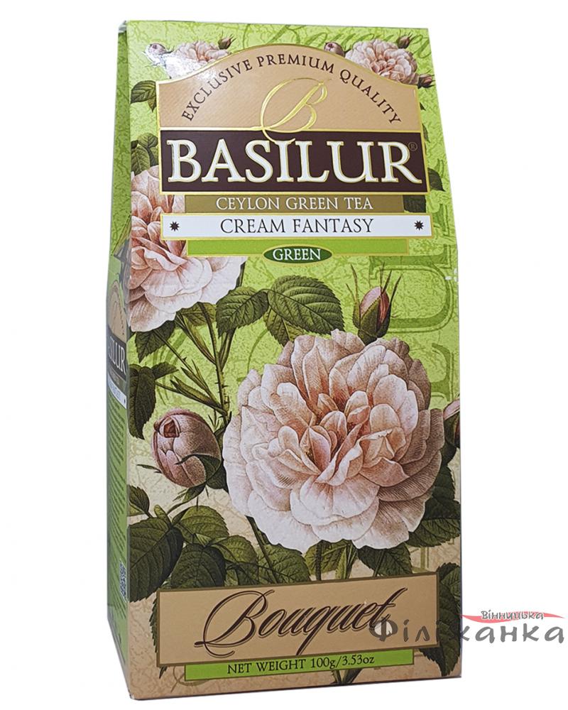 Чай Basilur зелений Букет Кремова Фантазія 100 г (55121)