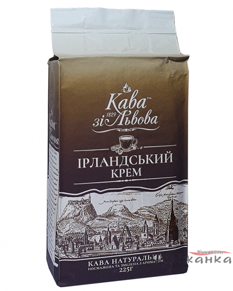 Кофе "Кава зі Львова Ирландский Крем" молотый 225 г (56330)