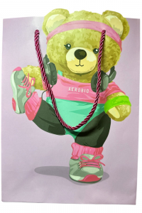 Пакет подарунковий Круте ведмежа 31*40*12 см в асортименті (61138)