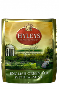 Чай Hyleys Англійський зелений з квіточками жасміна 125 пакетиків*1,5 г (58363)