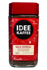 Кава Idee Caffe Entkoffeiniert розчинна без кофеїну 200 г в скляній банці J.J.Darboven (55589)