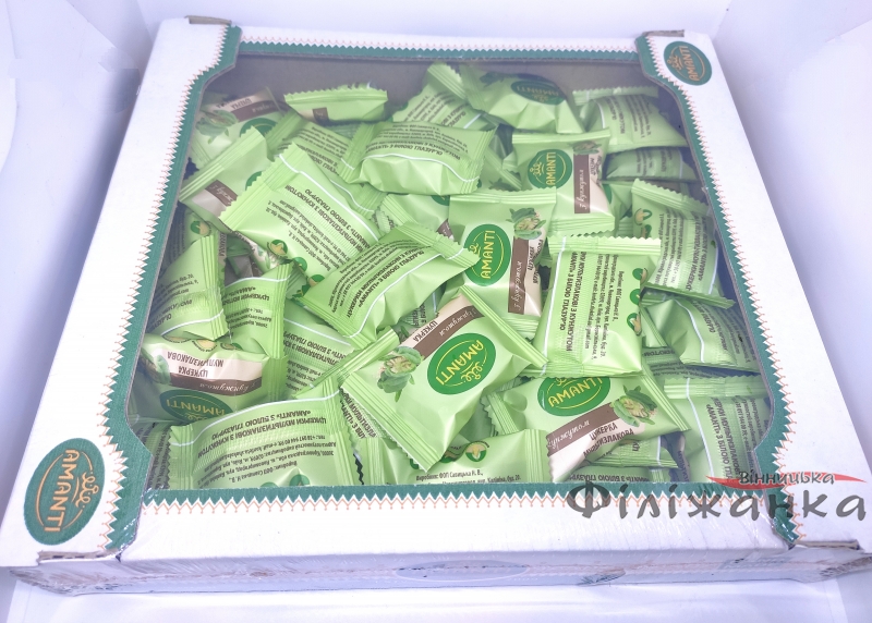 Цукерки Amanti "Мультизлакові з білою глазур'ю з кунжутом" 500 г (56166)