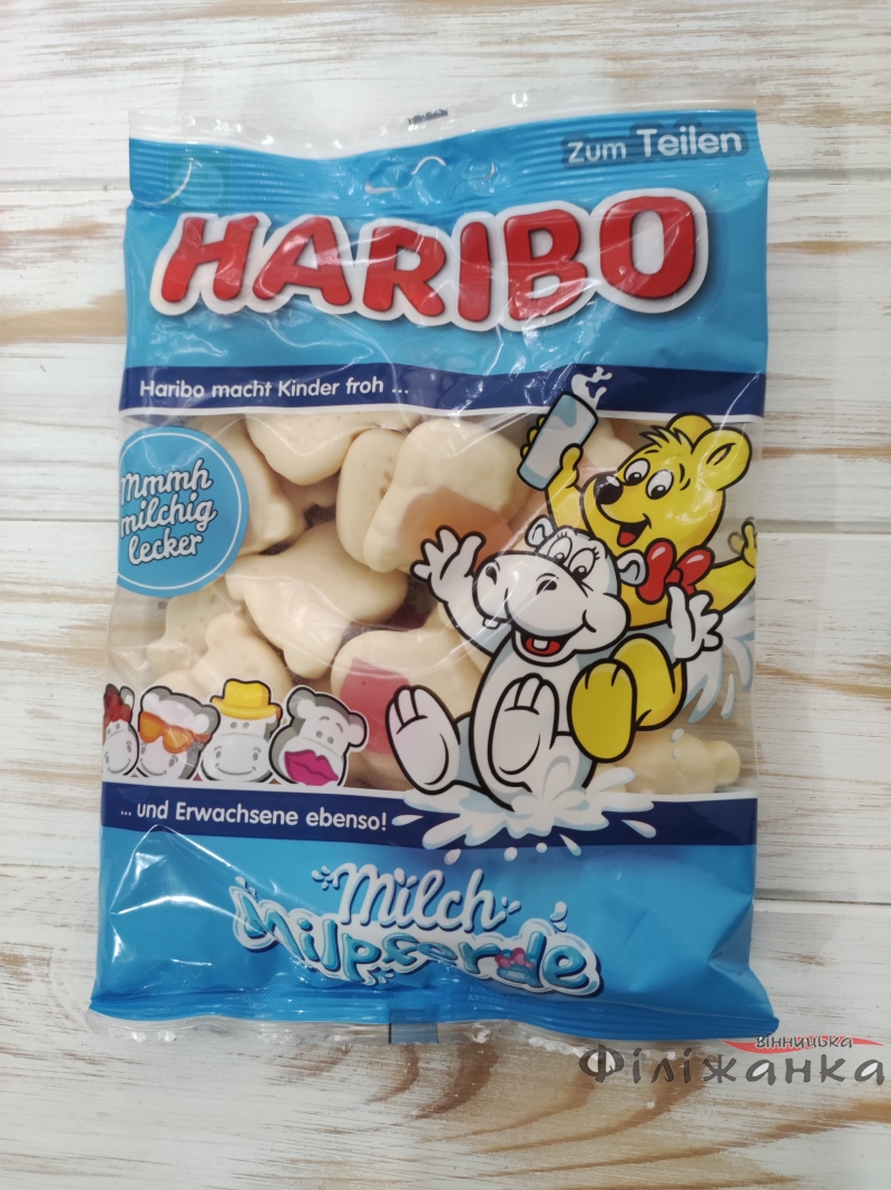 Желейні цукерки Haribo Milch Milpferde 175 г (57313)