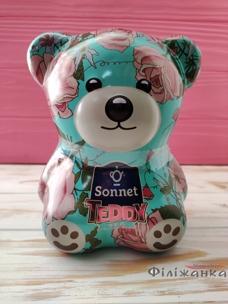 Чайный набор Sonnet Teddy Розы 25 х 2 г в металлической банке (57332)