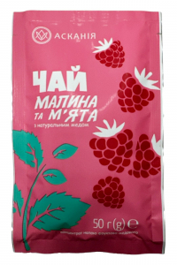 Чай Ascania концентрований Малина та М'ята з натуральним медом 12 шт/уп (60959)