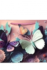 Пакет подарунковий Метелик 39*30*11 см в асортименті (61135)