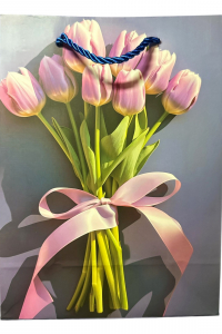 Пакет подарунковий Букет 33*26*21 см в асортименті (52988)