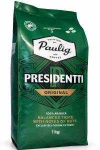 Кофе Paulig Presidentti Original 100% Арабика зерно 1 кг (61217)