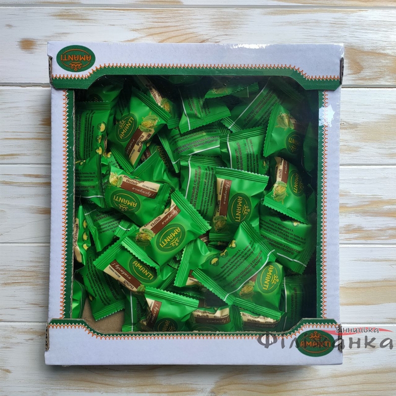 Конфеты Amanti Мультизлак с кунжутом в темной глазури 500 г (56167)