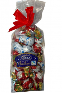 Шоколадные конфеты Only Pralines Рождественский Микс из молочного шоколада с кремовой начинкой пралине 500 г (60802)