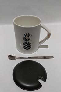 Кружка з кришкою і ложкою Great Coffee Fashion 370 мл