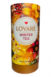 Чай Lovare Winter Tea черний байховий листовой с фруктами, бутонами цветов и ароматом питахайи и манго 80г (60903)