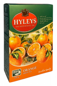 Чай Hyleys Зелений суцільнолистовий з цедрою апельсина 100 гр (60915)