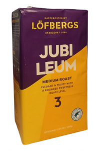 Кофе LOFBERGS Jubileum Medium Roast молотый 500г (57815)