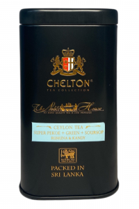 Чай Chelton Благородный Дом зеленый с саусепом в металической банке 100 г (59305)
