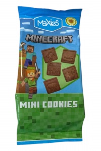 Мини печенье Maxies Майнкрафт со вкусом какао 100 г (60946)