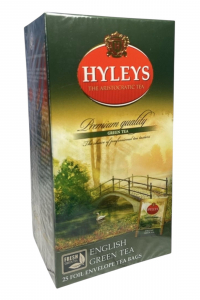 Чай Hyleys зелений Англійський 25 пакетів у фользі (60590)