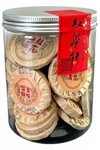 Чай Османтус Шу-Пуэр черний Монета в пластиковой банке 200г (61122)