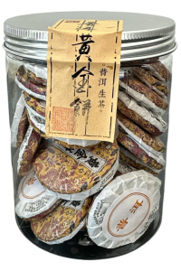 Чай Османтус Пуер Шен Золота монета в пластиковій банці 200г (61118)