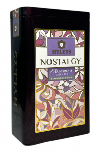 Чай Hyleys Nostalgy зелений крупнолистовий з квітами волошки, ароматом бергамоту та вершків в металевій банці 80 г (60487)