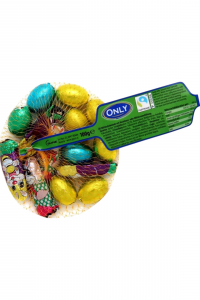 Шоколад Only Зайчики молочний в сітці 84г (59115)