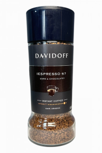 Кава Davidoff Espresso 57 dark & chocolatey розчинна 100 г в скляній банці (366)